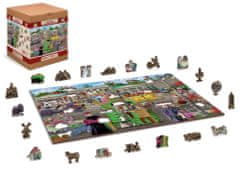 Wooden city Dřevěné puzzle Pařížské náměstí v Berlíně 2v1, 505 dílků EKO