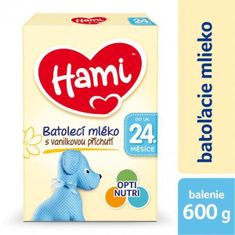 Hami 4 Mléko batolecí s příchutí vanilky 600 g