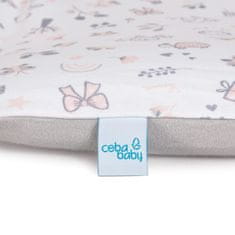 Ceba Baby CEBA Potah na přebalovací podložku měkkou 2ks Candy Pink, Bird World + Light grey, Bird World