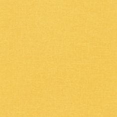Greatstore Otočná kancelářská židle žlutá textil
