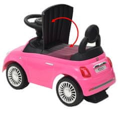 Greatstore Dětské autíčko Fiat 500 růžové