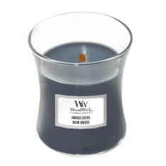 Woodwick Svíčka oválná váza , Modrý semiš, 85 g