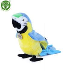 Rappa Plyšový papoušek Ara, modro-žlutý, 25 cm