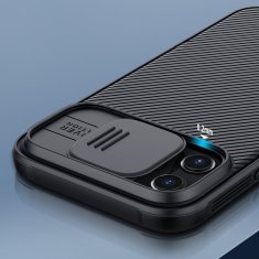 Nillkin CamShield silikonový kryt na iPhone 12 / 12 Pro, černý