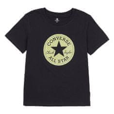 Converse Tričko černé XS Chuck Taylor All Star Leopard Patch Tee