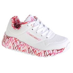 Skechers Boty bílé 29 EU Uno Lite Lovely Luv