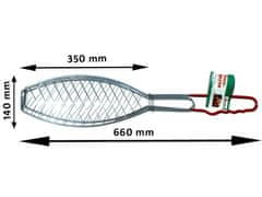 Lucifer Grilovací rošt na rybu BRAZIL