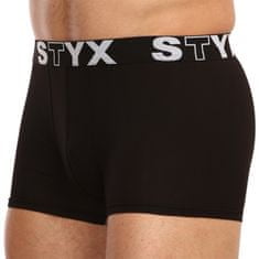 Styx 3PACK pánské boxerky sportovní guma černé (G9606060) - velikost M