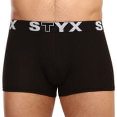 Styx 3PACK pánské boxerky sportovní guma černé (G9606060) - velikost M