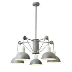 ACA ACA Lighting závěsné svítidlo 5XE14 šedá/bílý kov D68XH85CM CEZANNE EG5795P58G