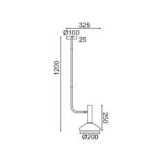 ACA ACA Lighting závěsné svítidlo 1XE27 mosaz plus černá 33X20XH120CM SHERLOCK AR4181P120BB