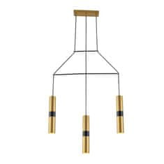 ACA ACA Lighting závěsné svítidlo 3XGU10 mosaz kov 66X8XH150CM DA VINCI HM853P66BR