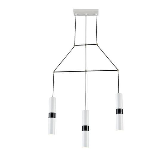 ACA ACA Lighting závěsné svítidlo 3XGU10 bílý kov 66X8XH150CM DA VINCI HM853P66WH