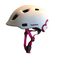 Hamax Cyklohelma Thundercap White/Pink 52-57