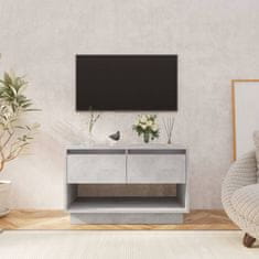 Vidaxl TV stolek betonově šedý 70 x 41 x 44 cm dřevotříska