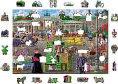 Wooden city WOODEN CITY Dřevěné puzzle Pařížské náměstí v Berlíně 2v1, 505 dílků EKO