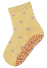 Sterntaler ponožky ABS protiskluzové chodidlo AIR, 2 páry, srdíčka, růžová, žlutá 8032228, 22