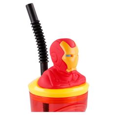 Stor Plastová 3D sklenice s figurkou AVENGERS, 360ml, 57778