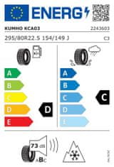 Kumho Pneu 295/80R22,5 16PR 154/149J KCA03 TL vše