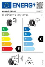 Kumho Pneu 225/75R17,5 12PR 127/129M KRD50 TL Záběrová