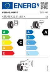 Kumho Pneu 425/65R22,5 20PR 165K KMA02 Návěs