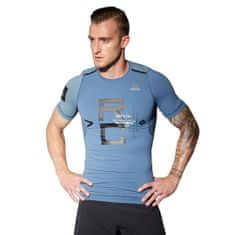 Reebok Tričko modré S Combat Rash Guard