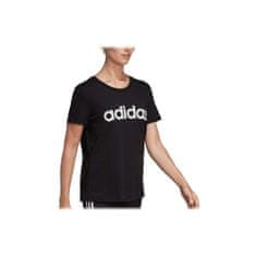 Adidas Tričko černé XS Essentials Linear Slim