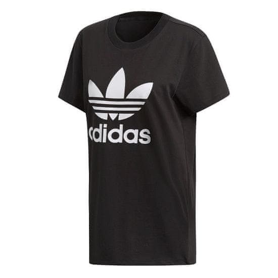 Adidas Tričko černé Originals Boyfriend Trefoil