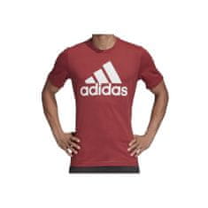 Adidas Tričko vínově červené L MH Bos Tee