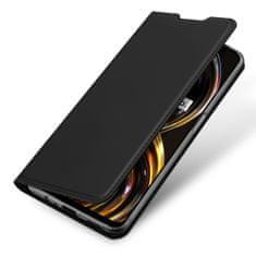 Dux Ducis Skin Pro knížkové kožené pouzdro na Realme 8i, černé