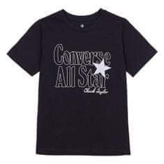 Converse Tričko černé S A Star Graphic Tee