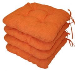 AXIN Sedák UNI barva oranžový melír - set 4 kusy