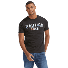 Nautica Pánské tričko OCEAN PATTERN XL