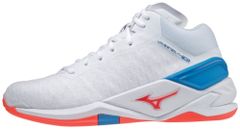 Mizuno WAVE STEALTH NEO MID / WHITE / IGNITION RED / FRENCH BLUE / 51.0/15.0