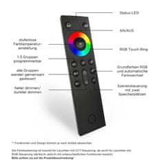 PAUL NEUHAUS PAUL NEUHAUS LED stojací svítidlo Q-TOWER v puristickém hliníkovém designu s nastavitelnou barvou světla Smart Home ZigBee 2700-5000K