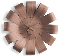 Nomon Designové nástěnné hodiny Nomon Ciclo CING walnut 55cm