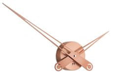 Future Time Designové nástěnné hodiny Future Time FT9650CO Hands copper 60cm