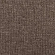 Vidaxl Polohovací křeslo taupe textil