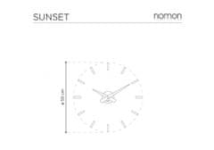 Nomon Designové nástěnné hodiny Nomon Sunset 50cm