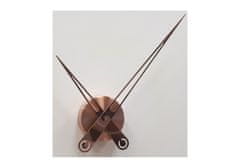 Future Time Designové nástěnné hodiny Future Time FT9650CO Hands copper 60cm