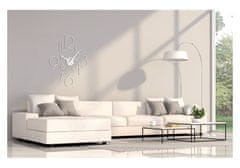 IncantesimoDesign Designové nástěnné nalepovací hodiny I211BN white IncantesimoDesign 85cm