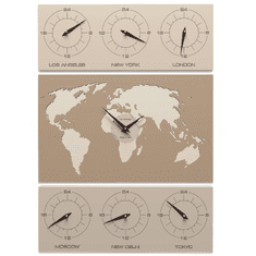 CalleaDesign Designové hodiny 12-008 CalleaDesign V-Cosmo 85cm (více barevných variant) Barva caffe latte-14 - RAL1019