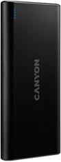 Canyon powerbanka 10000mAh, 2xUSB-A, 5V/2.1A, černá