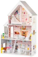 EcoToys Domeček pro panenky XXL Dolls Residence s vybavením