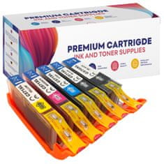 GP TONER 5x Kompatiblní inkoustová kazeta pro CANON PGI-570XL CLI-571XL PIXMA TS5050 TS5051 TS5053 TS5055 TS6050 TS6051 MG5750 sada PEMIUM