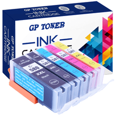 GP TONER 5x Kompatiblní inkoust pro CANON PGI-580XL CLI-581XL Pixma TR7550 TR8550 TS6150 TS8150 sada