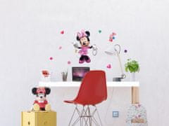 AG Design Samolepka na zeď DISNEY MINNIE A ŠPERKY 42,5 cm x 65 cm