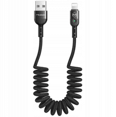 Mcdodo MCDODO OMEGA SPRING RYCHLÝ KABEL LED LIGHTNING 1,8M ČERNÝ CA-6410