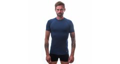 MERINO DF pánské triko kr.rukáv deep blue XXL