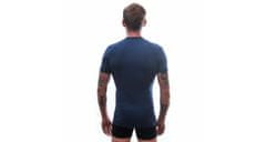 Sensor MERINO DF pánské triko kr.rukáv deep blue XL